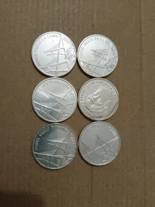 Monedas Plata 500 Escudos Portugal
