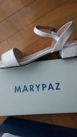Sandalia Marypaz mujer blanca