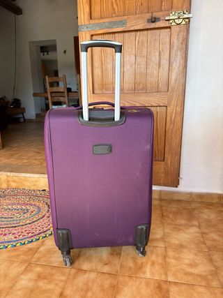 Maleta grande morada SIEMPRE con extensión