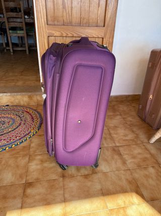 Maleta grande morada SIEMPRE con extensión