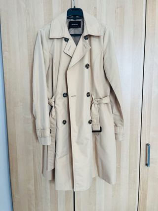 Trench Stradivarius Beige/Marrón