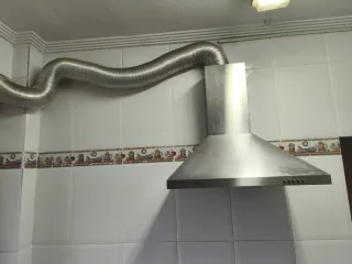 Campana extractora cocina acero inoxidable