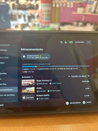 Steam Deck 256 GB Nero