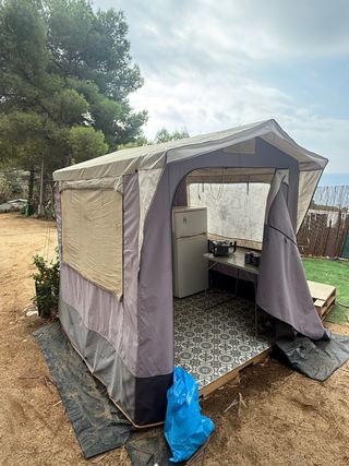 Cocina de camping comple