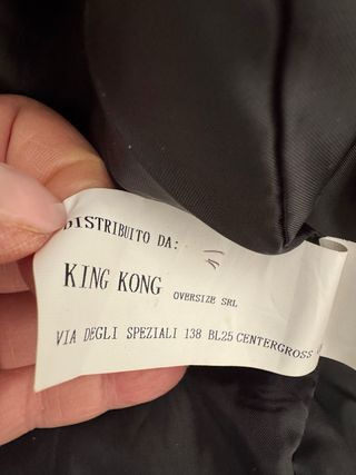 Cappottino eco pelliccia con cappuccio