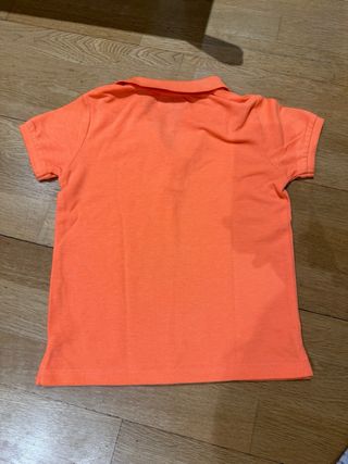 Polo Mayoral niño manga corta naranja