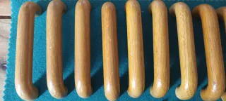 LOTE 20 Tiradores de madera para muebles