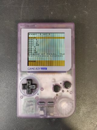 GameBoy Pocket - Pantalla IPS + Cartucho Juegos