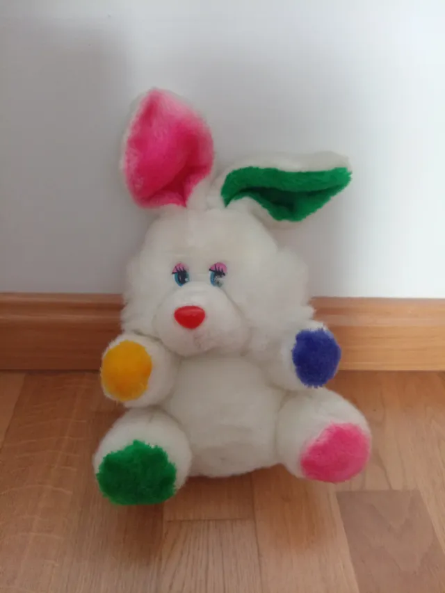 Peluche Conejo Blanco Colores
