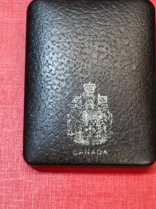 Moneda Plata Canadá  Dólar 1974 Estuche