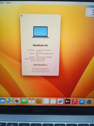 MacBook Air 512GB 2020 13,3 8GB RAM i5