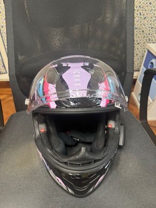 Casco Nexx X.r3r Zorga Rosa talla S