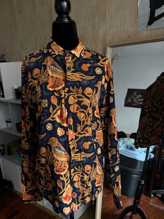 Camisa Zara Estampada Pájaros