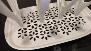 Escurridor de biberones blanco