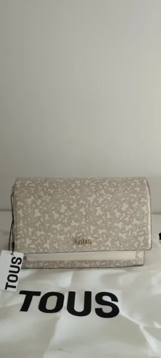 Bandolera Tous Audree Kaos Beige Nueva