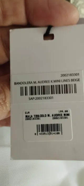 Bandolera Tous Audree Kaos Beige Nueva