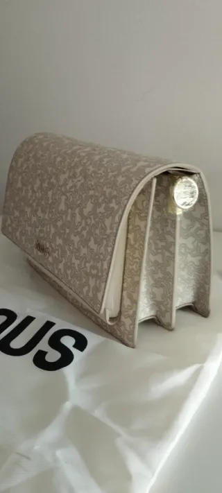 Bandolera Tous Audree Kaos Beige Nueva