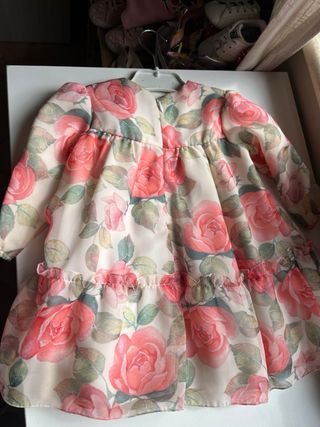 Vestito elegante bambina rose Barcellino 