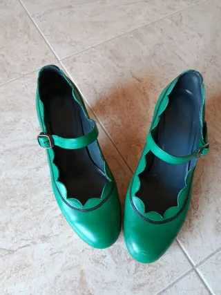 Zapatos Flamenco Profesionales Talla 38.