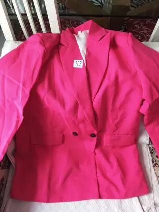 Elegante blazer rosa per ufficio