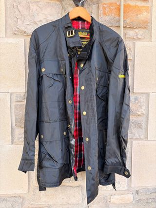 Chaqueta Moto Garibaldi Negra Nueva