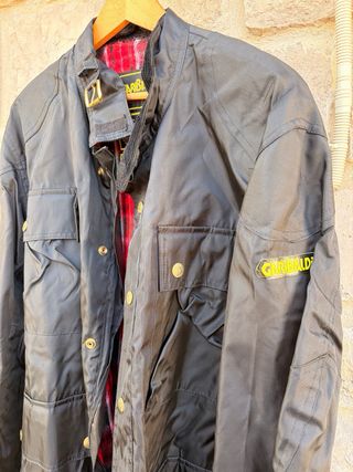 Chaqueta Moto Garibaldi Negra Nueva