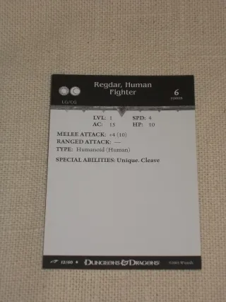 D&D Dragoneye #12 - Regdar, Human Fighter