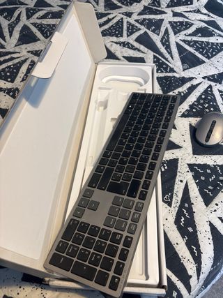 Teclado Dell Plata y Negro