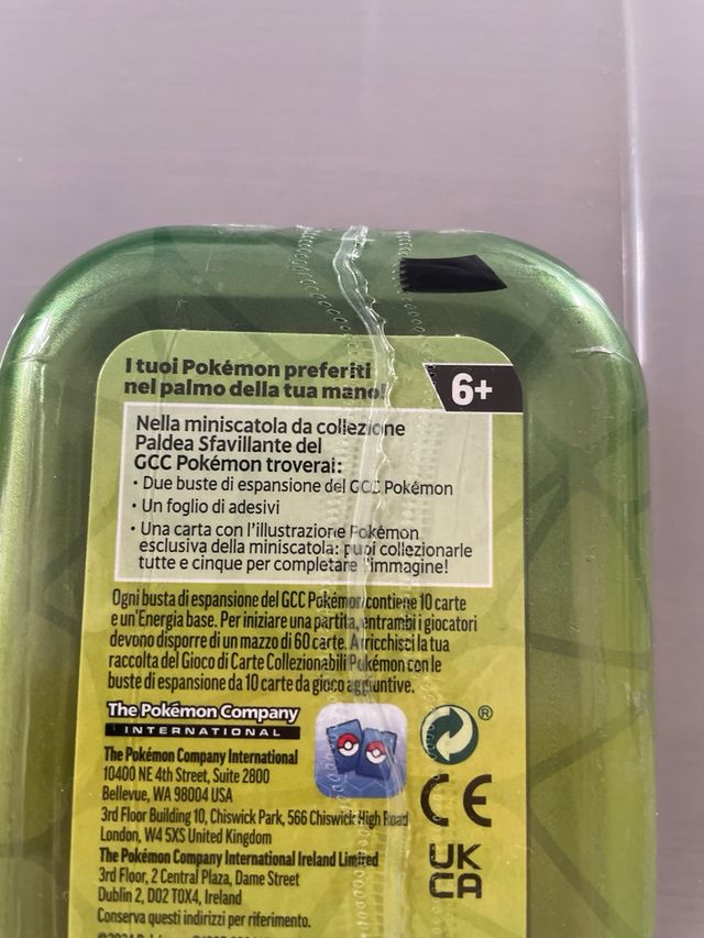 Mini Tin Pokémon Arboliva & Leafeon Sigillata ITA