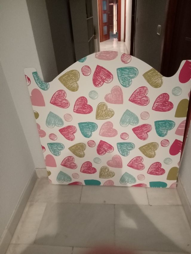 Cabecero infantil cama 1.90 cm