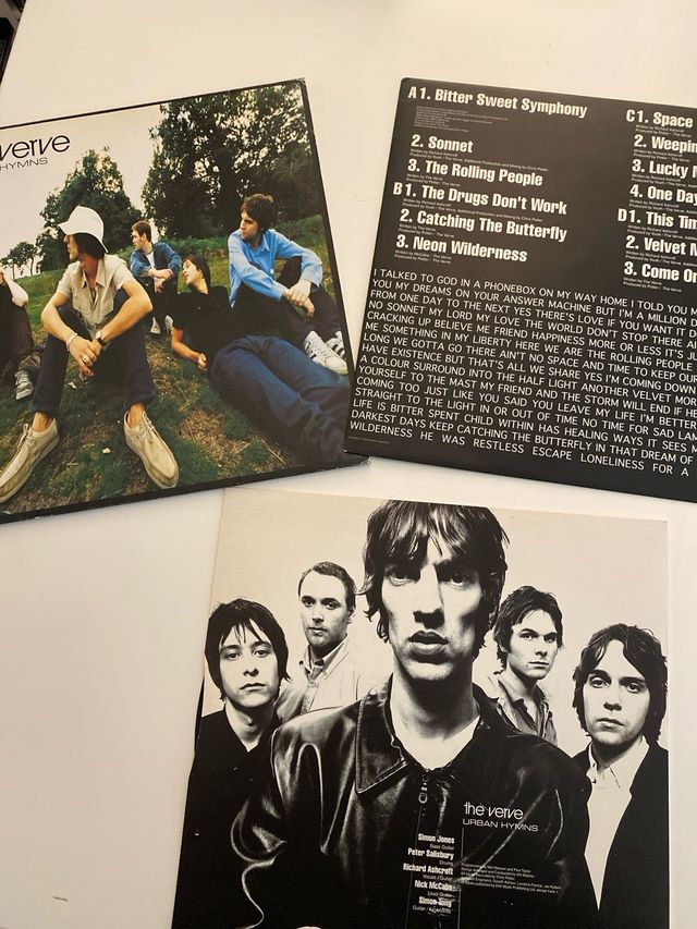 Primera edición en vinilo de The Verve Urban Hymns. 1997