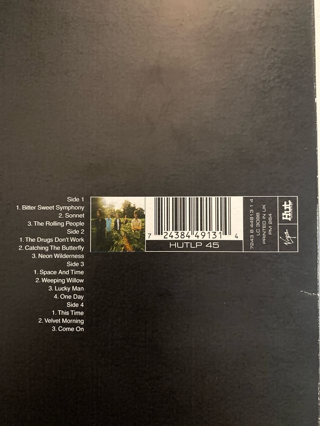 Primera edición en vinilo de The Verve Urban Hymns. 1997