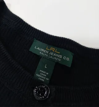 Jersey Ralph Lauren LRL Negro Talla L