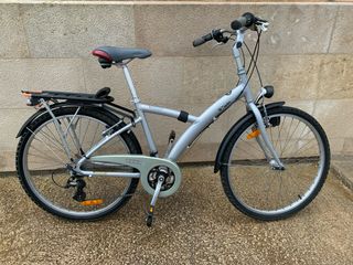 Bicicleta Paseo Unisex b'Twin Plata