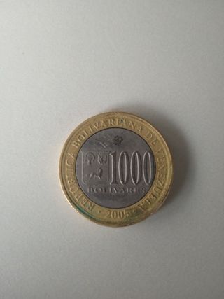 Moneda 1000 Bolívares Coleccionista