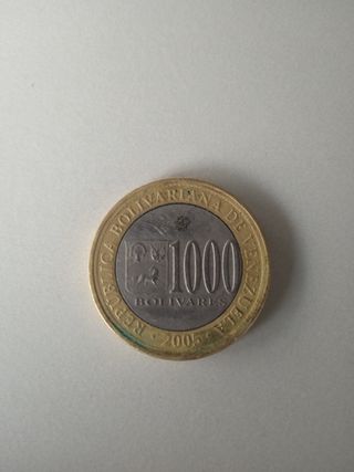 Moneda 1000 Bolívares Coleccionista