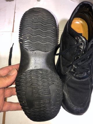 Scarpe tipo Hogan uomo/donna nere misura