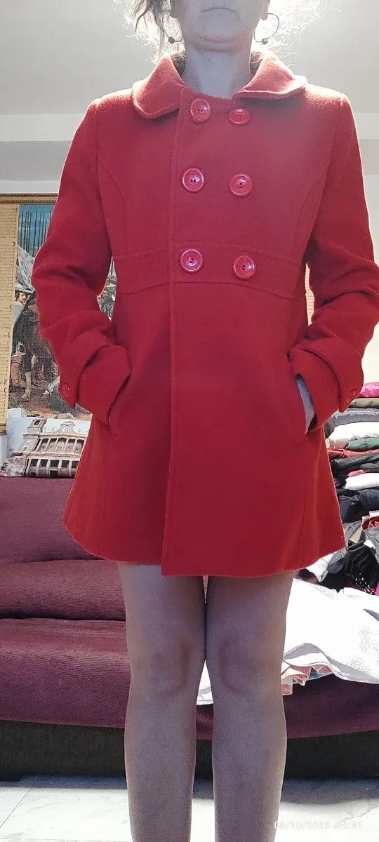 Chaqueta roja mujer talla42-44