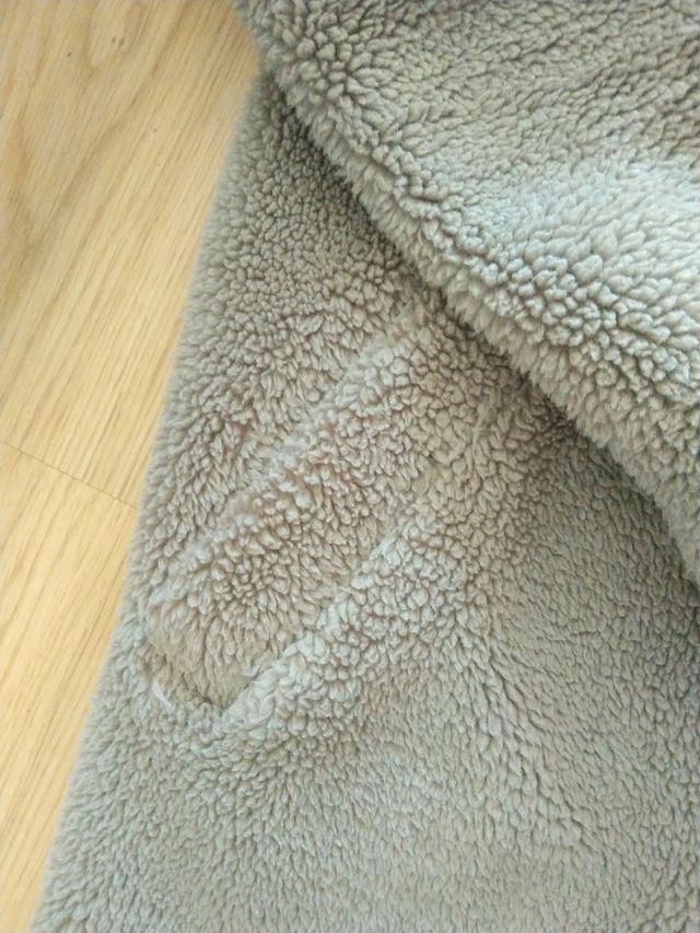 Chaquetón Zara Mujer Gris