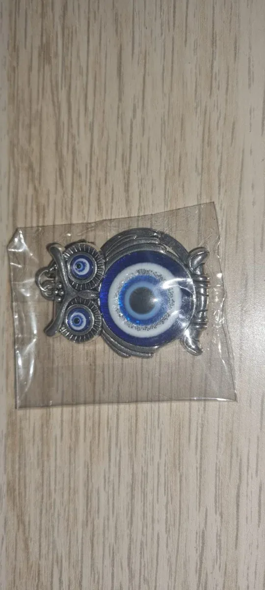 LLAVERO BUHO OJO TURCO