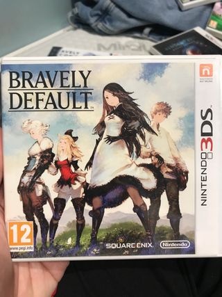 Bravely Default Nintendo 3DS con manual