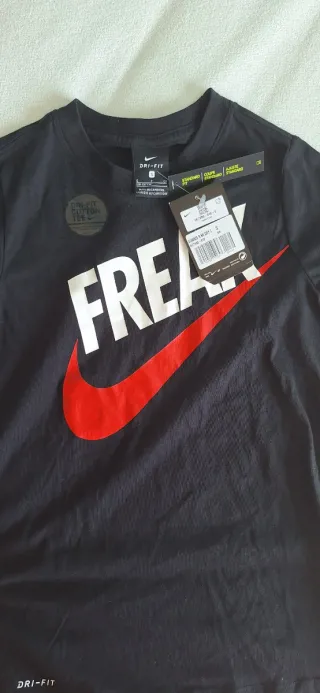 Camiseta Nike Freak Dri-Fit Niño Negra