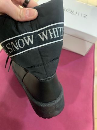 Stivali Neve neri Donna Pelo Interno 