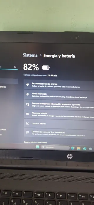 Portátil HP con SSD