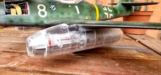 Maqueta avion Messerschmitt 262 1/32 montada