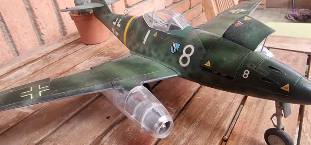 Maqueta avion Messerschmitt 262 1/32 montada