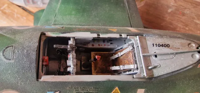 Maqueta avion Messerschmitt 262 1/32 montada