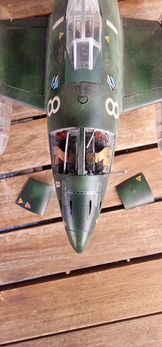 Maqueta avion Messerschmitt 262 1/32 montada