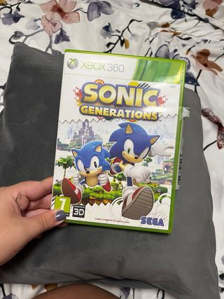 Caja Sonic Generations Xbox 360 SEGA