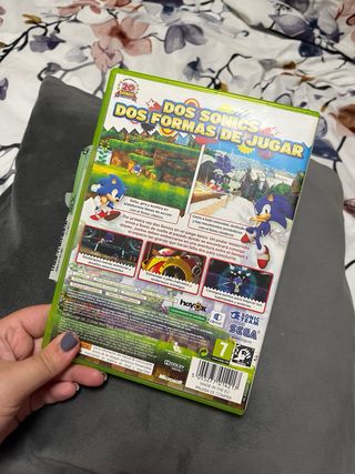 Caja Sonic Generations Xbox 360 SEGA